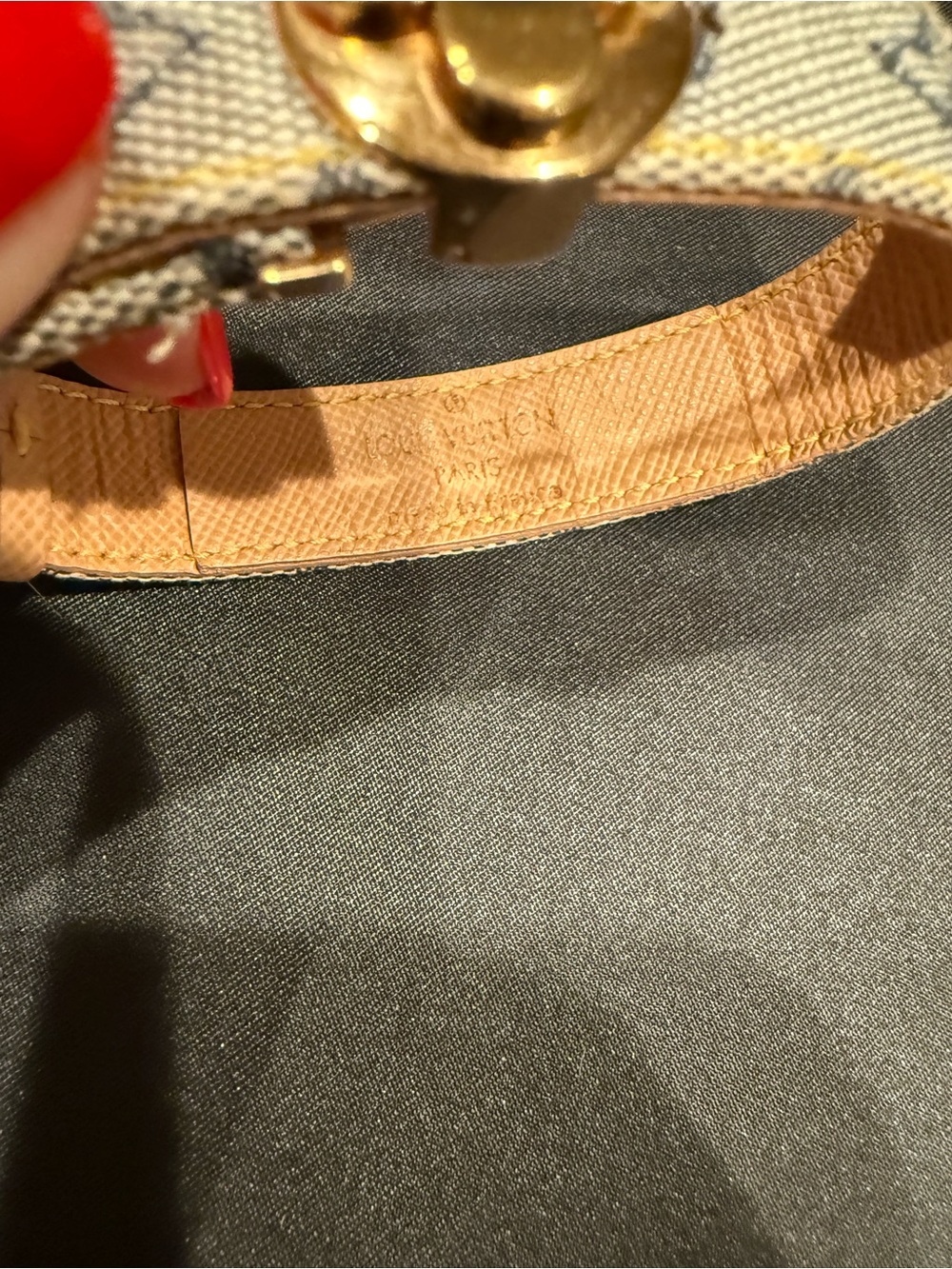 Louis Vuitton Mini Lin Monogram Good Luck Wish Bracelet Gold Flower Clasp - Picture 6 of 16